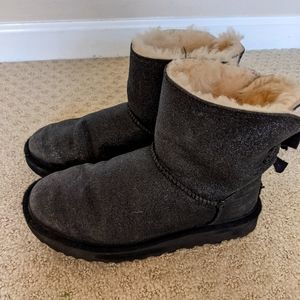 UGG Mini Bailey Bow Sparkle Boots